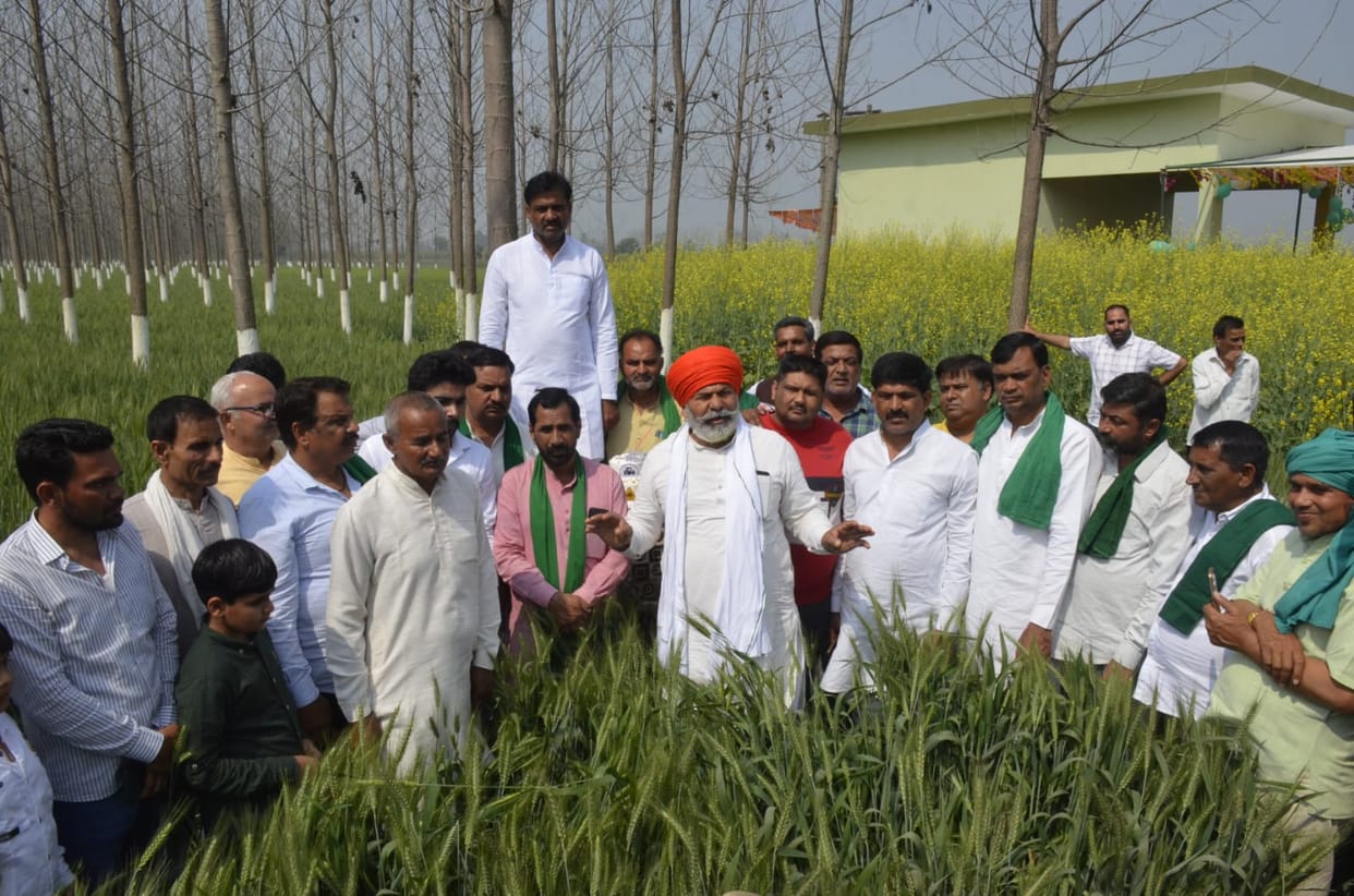 Land is the real heritage of the farmer: Tikait