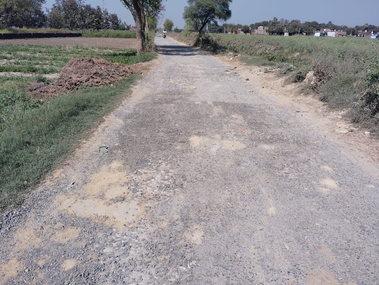 Two kilometers of road was uprooted in more than 60 places, potholes were filled in only 15 places.