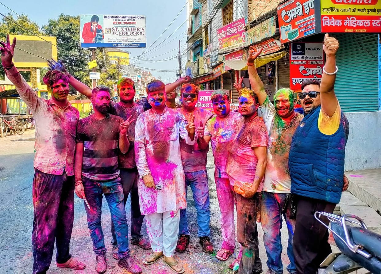 Holi celebrated peacefully