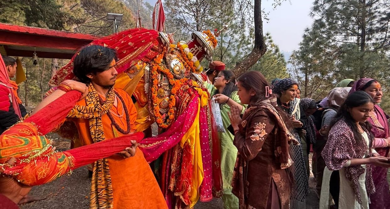 The Rath Yatra of Mata Anasuya reached Sem Dungra