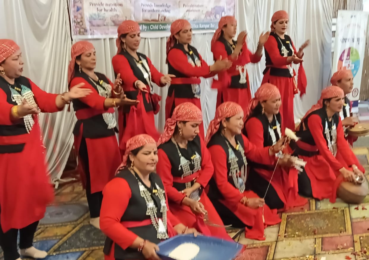 Rampur was first in painting and Ganvi was first in slogan