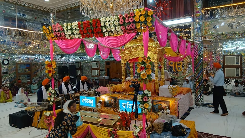 Hola Mohalla celebrated at the Gurudwara with Shabad Kirtan and Sangat