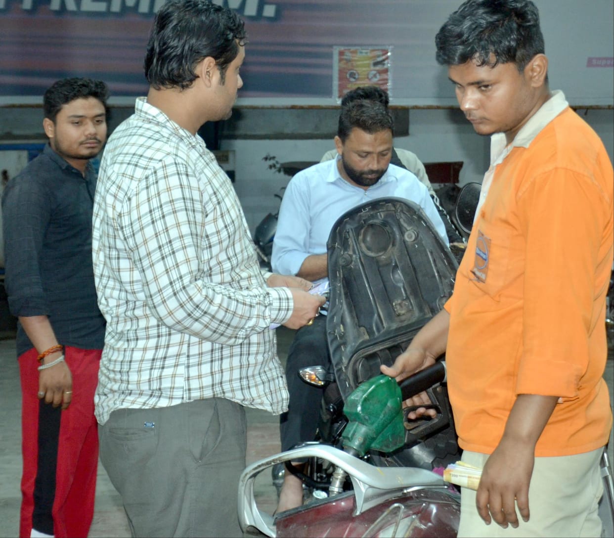 Fears of fuel shortage and price hikes have led to a rush at pumps.