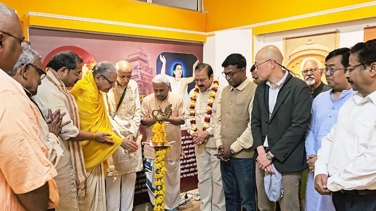 An exhibition on Shikshashtak - One Point, One Ocean was inaugurated.