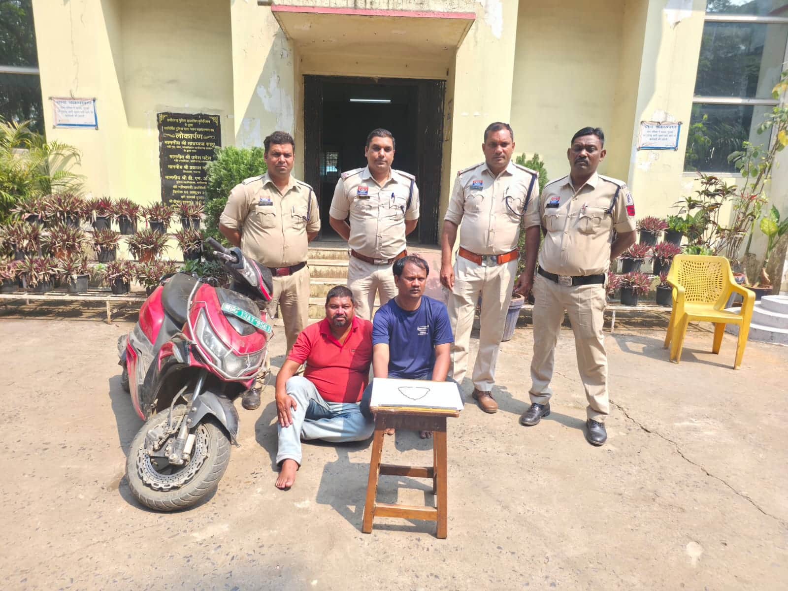 फर्जी पुलिस बनकर सोने के चैन की लूट