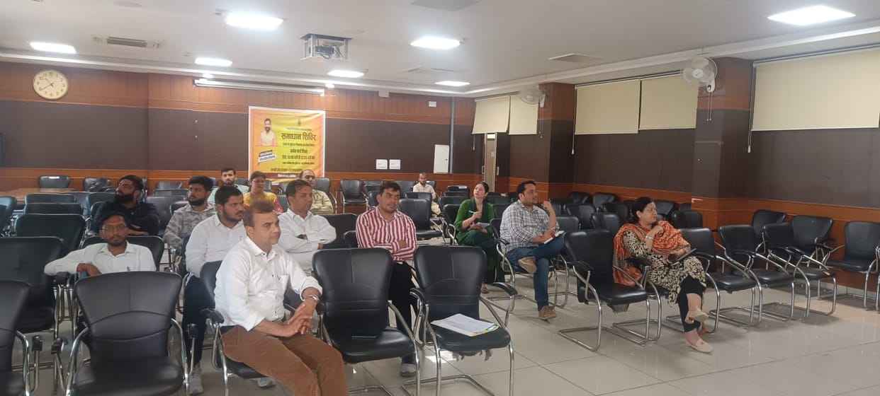 Information about CMMS portal given to the officers in charge