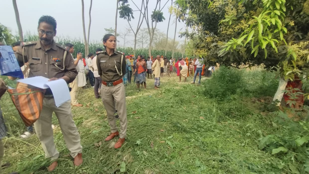 Mourning spreads in wedding house Woman's body found hanging from noose in garden in Purnia bihar