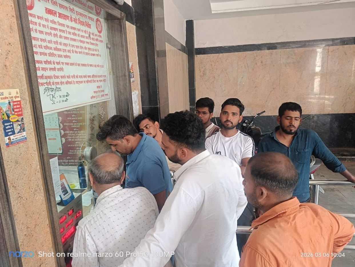 Passengers queue up at Tatkal reservation centres