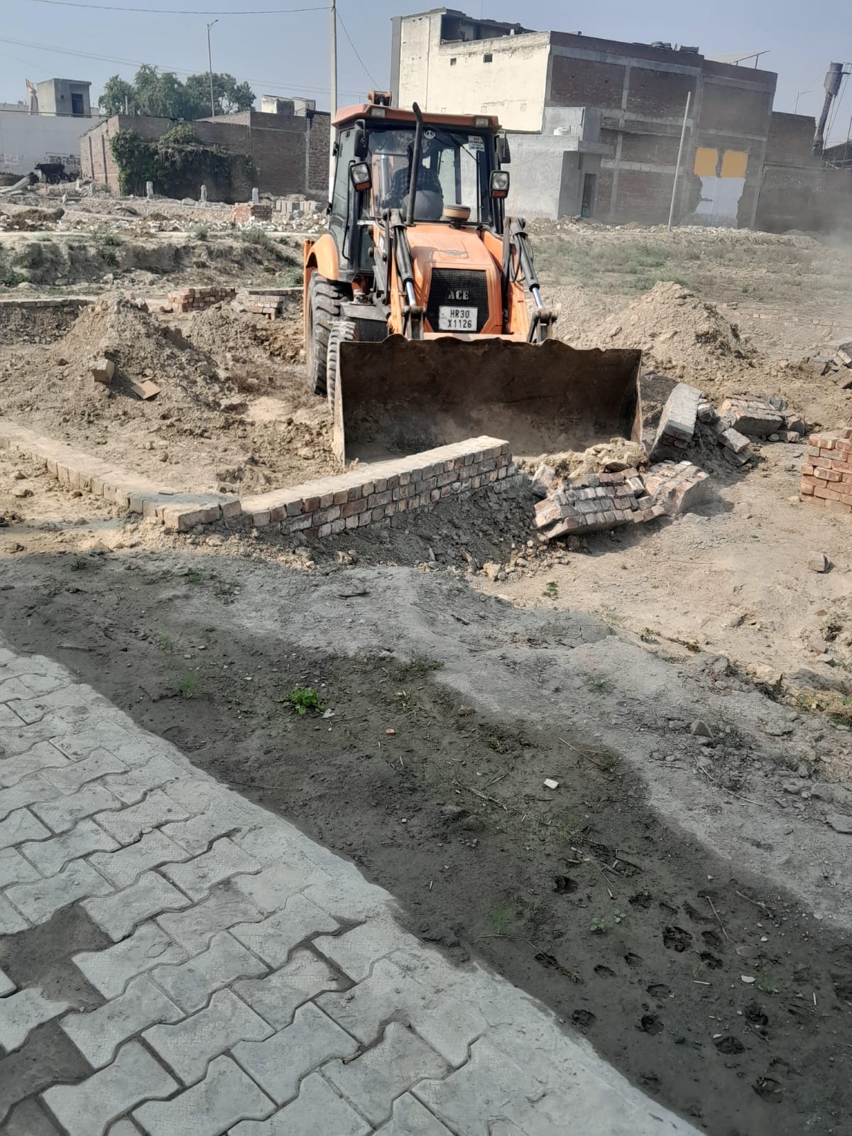 Construction demolished in three illegal colonies