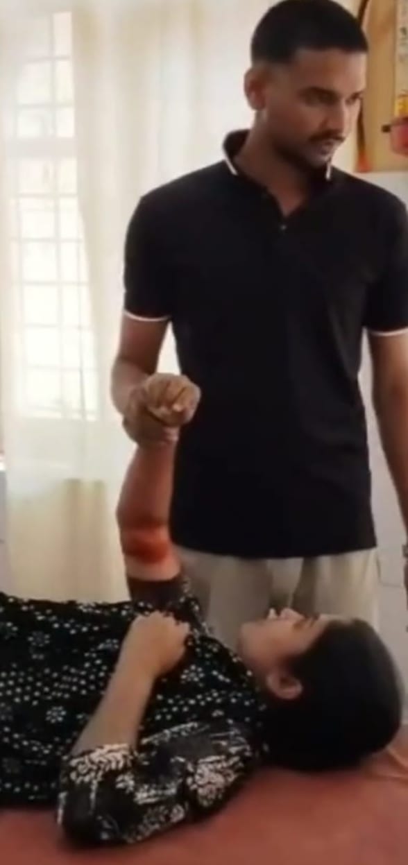 Dog rips flesh from young woman's elbow