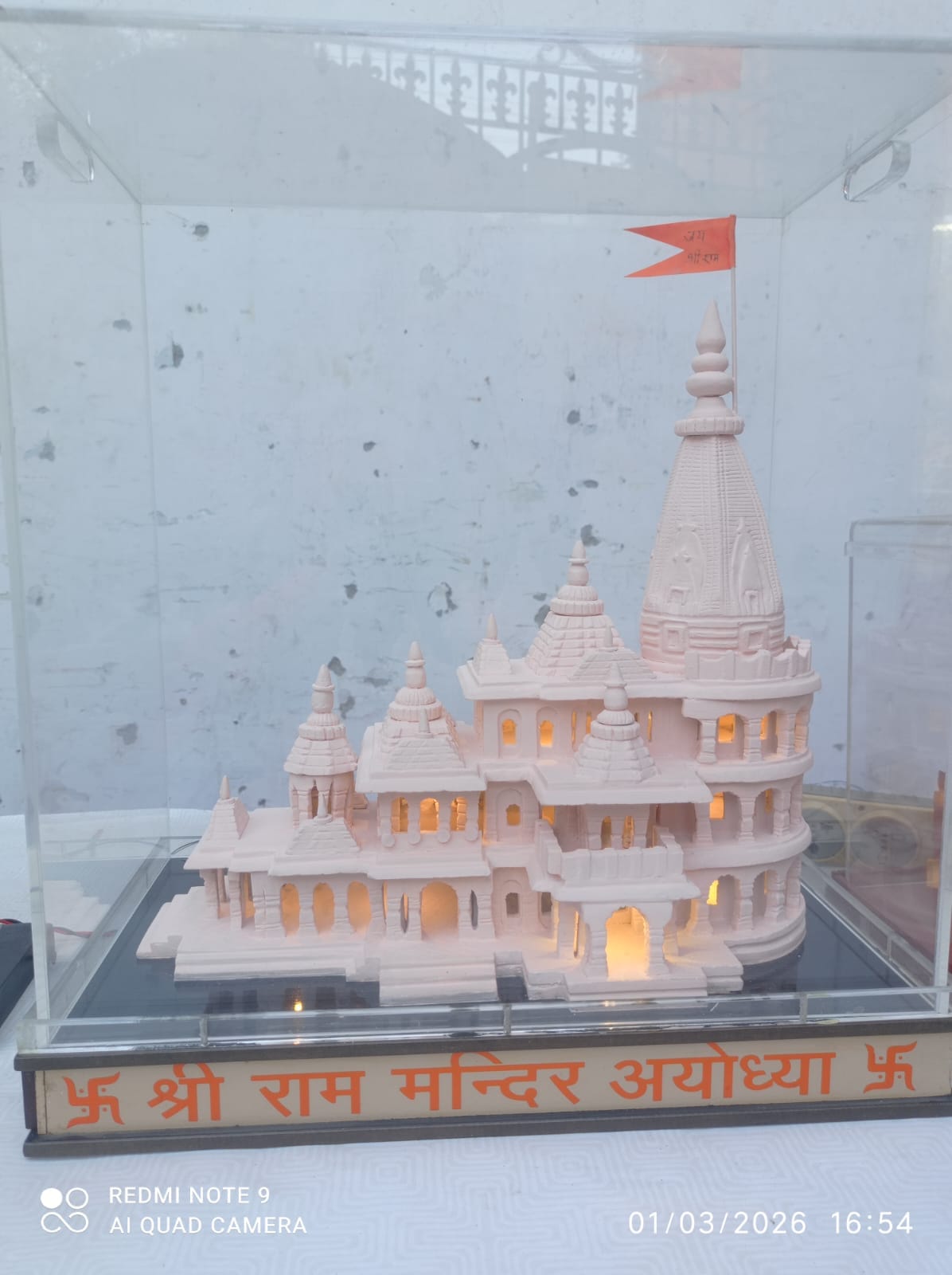 Red Fort and Ram Temple sculptures carved on stone