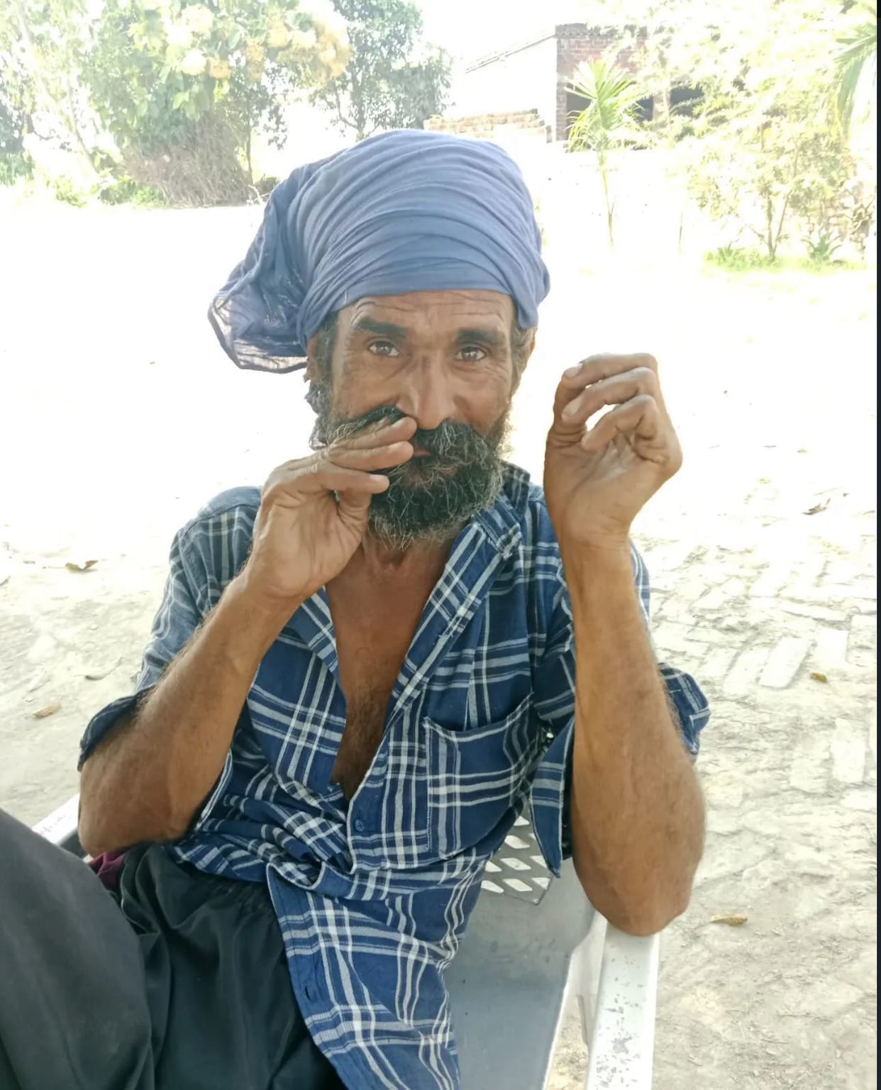 A villager returning from the market was killed by a tiger; his half-eaten body was found in a field