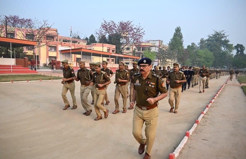 Policemen made to run to stay fit
