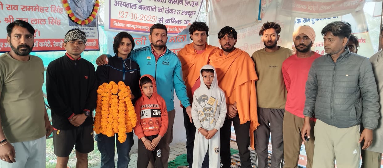 Villagers welcomed the Martyrs' Honor Walk