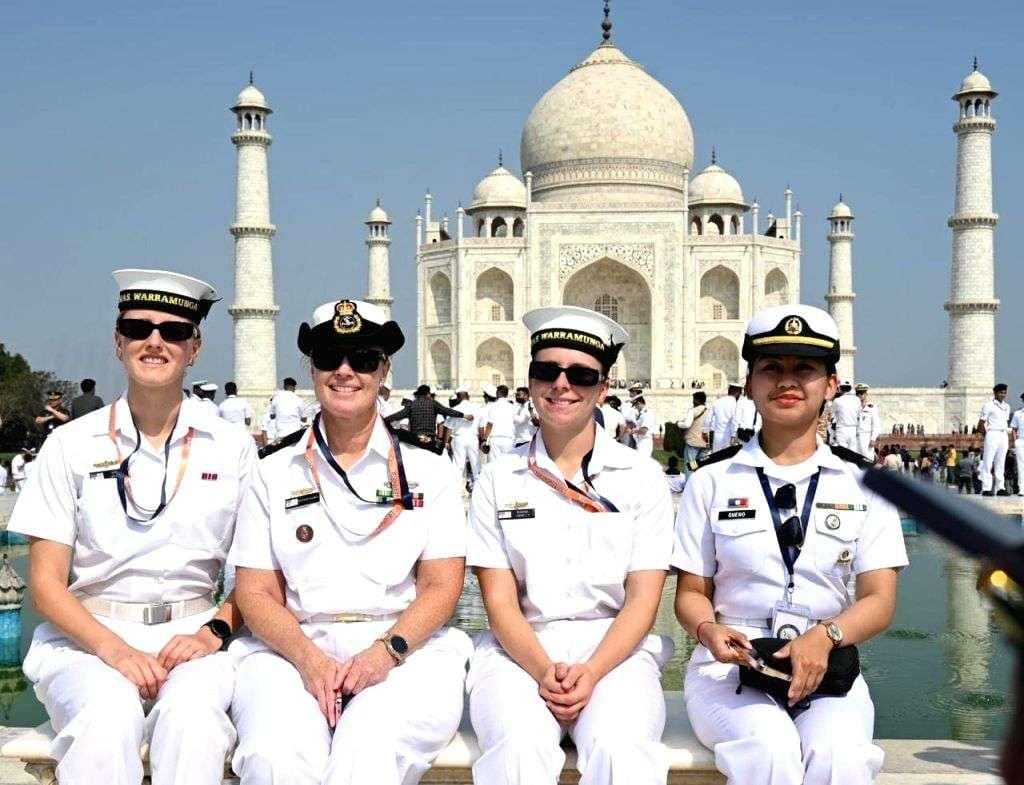 Iranian Navy officers took their last selfie with the Taj Mahal, now it's a keepsake