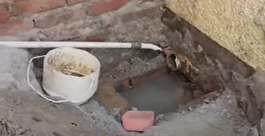 Contaminated water enters houses by blocking drains and creating chambers