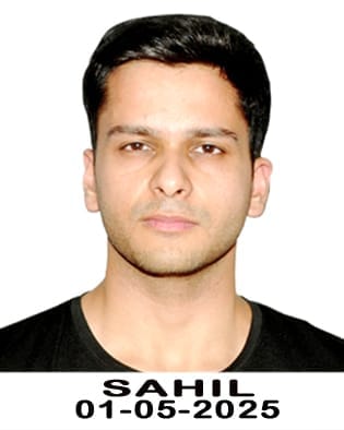 Sahil secured 735th rank in UPSC