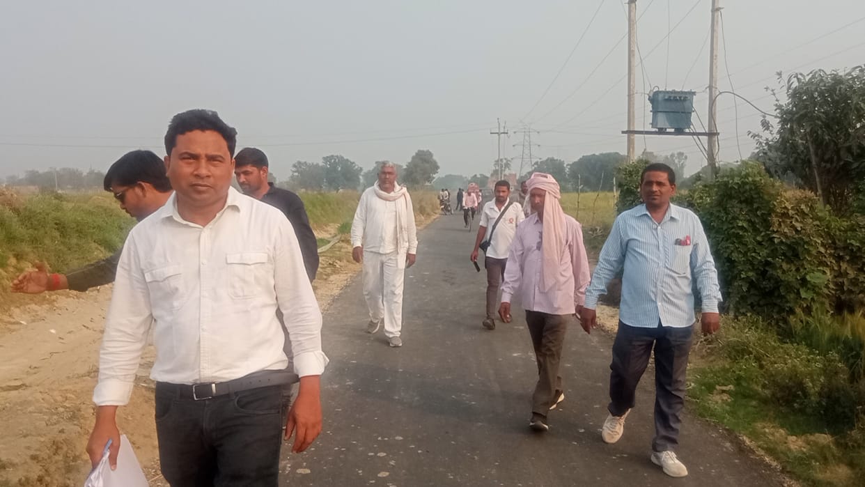 Road uprooted in 15 days, officers arrived to investigate