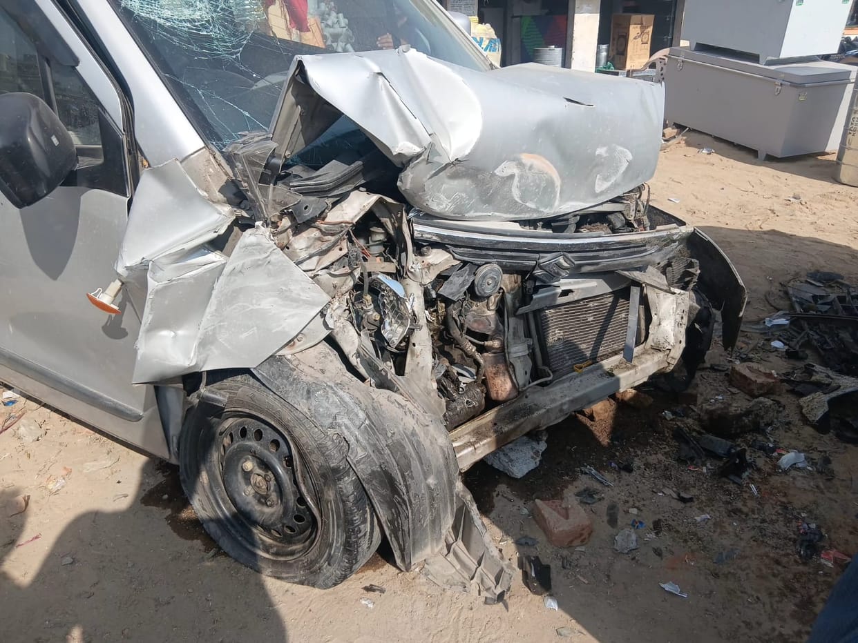 Youth killed, two injured as uncontrolled car overturns