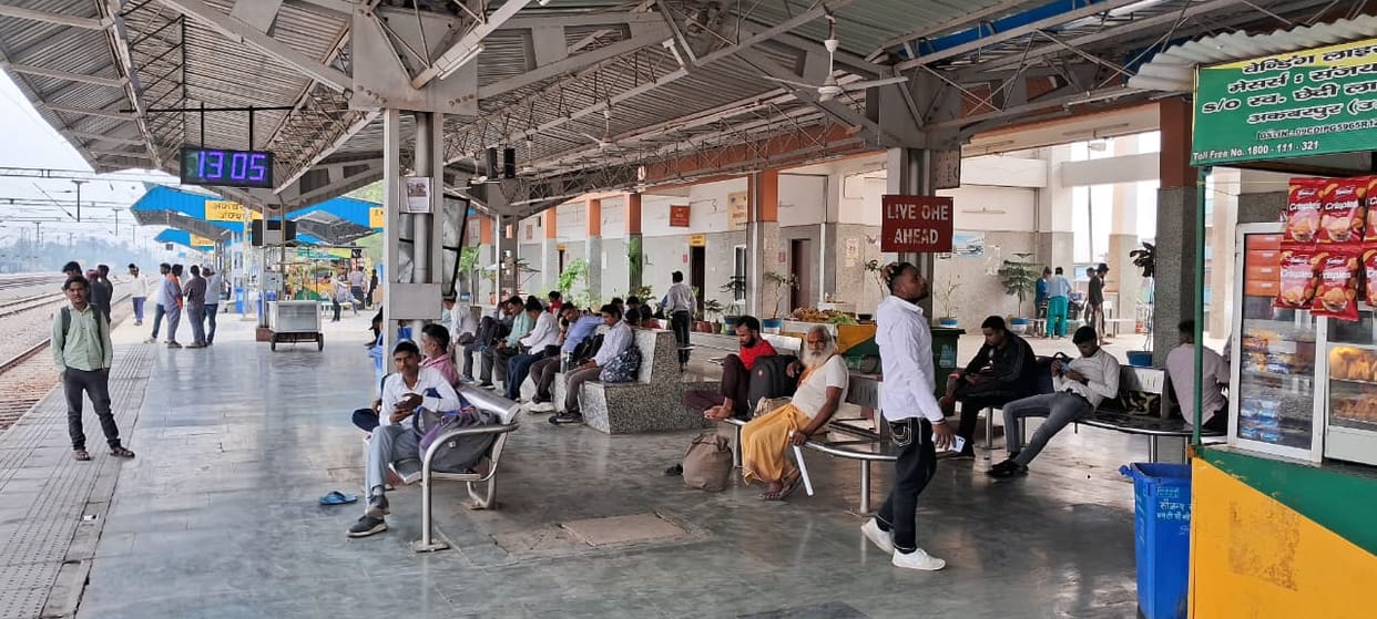 Delay in trains increases the problems of passengers