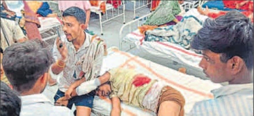 young man injured in celebratory firing at wedding ceremony referred to Patna in critical condition
