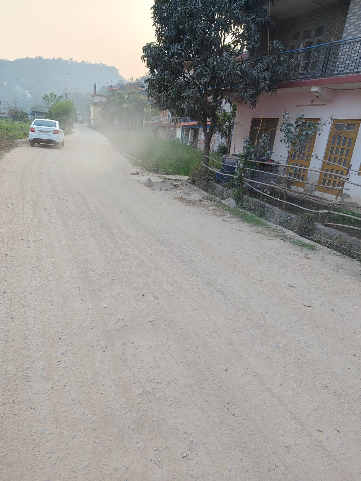 Villagers of Baloh struggling with dust and broken road