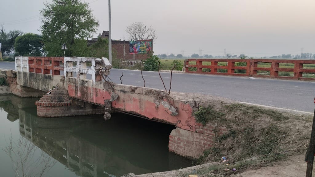 Broken culvert not repaired