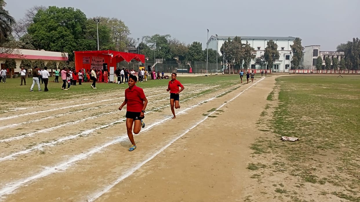 Pratibha won the 100m race, Amrita won the 400m race.