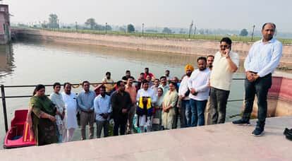 Boating facility started at Saraswati Dham
