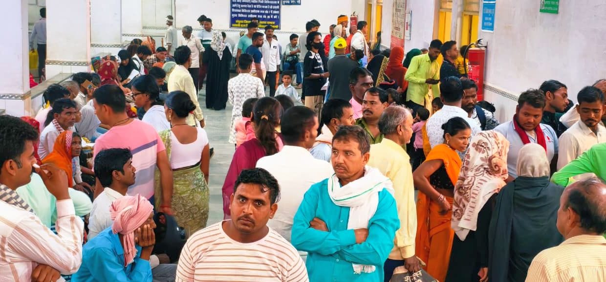 The number of patients in hospitals increased after Holi.