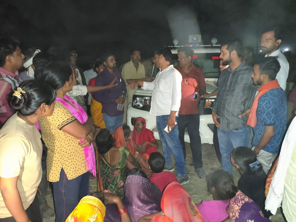 A boy drowned in a 20-foot pond and villagers protested in front of the magistrate's vehicle