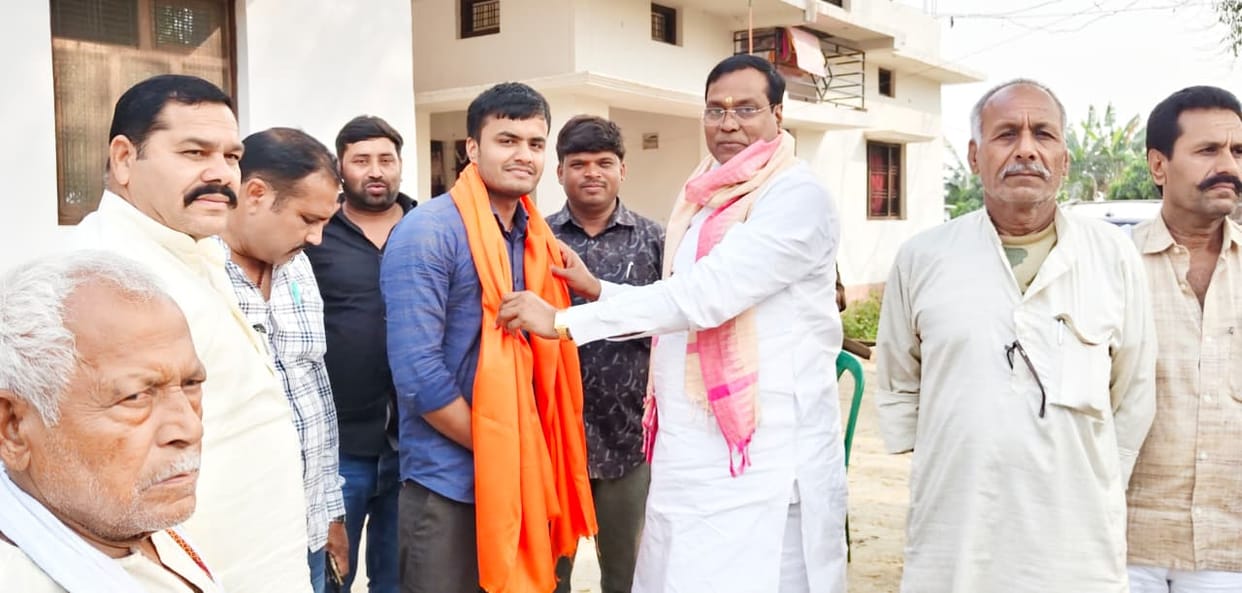 MLA honored Anil, selected in UPSC