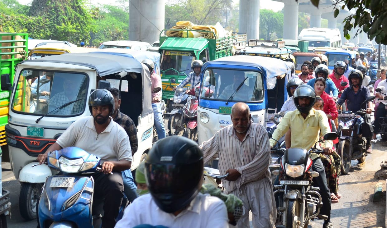The road was blocked for the CM, causing inconvenience to the public due to the jam.