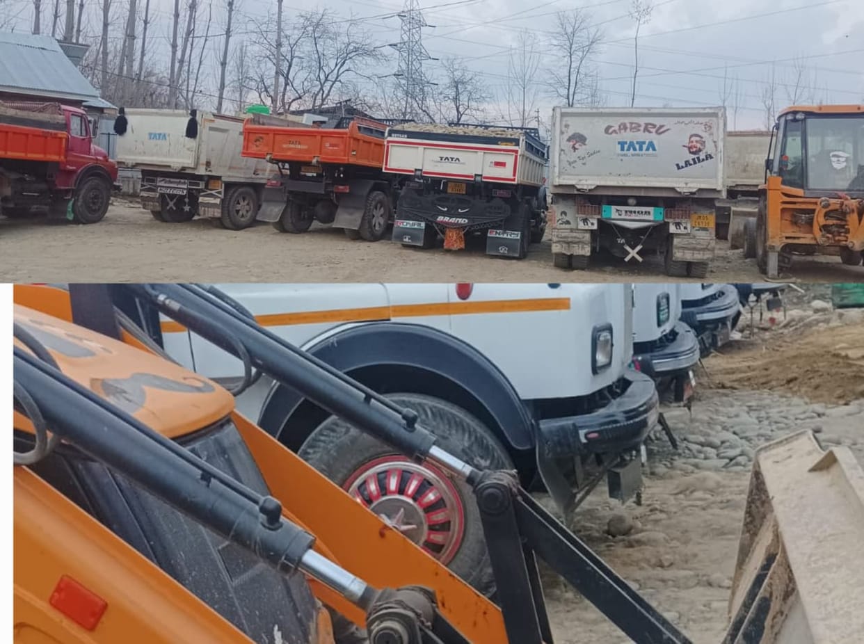 Shopiam, ILLegal Mining, Vehicles Seized