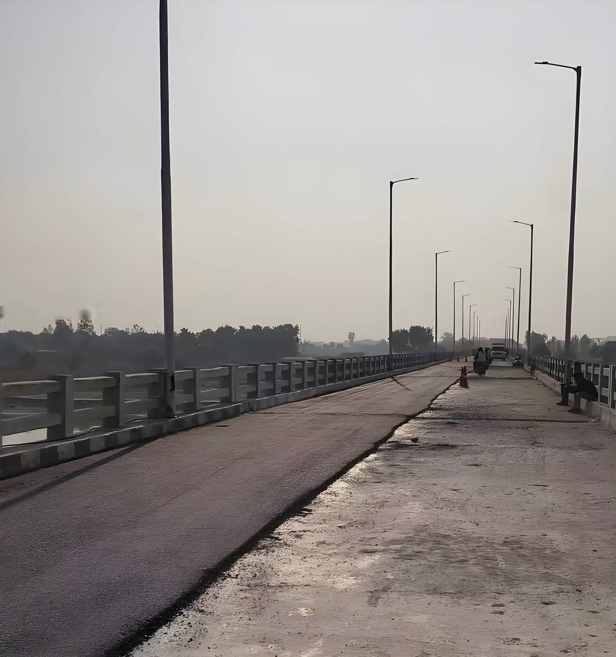 Tanda-Kalwari bridge repair work slows down