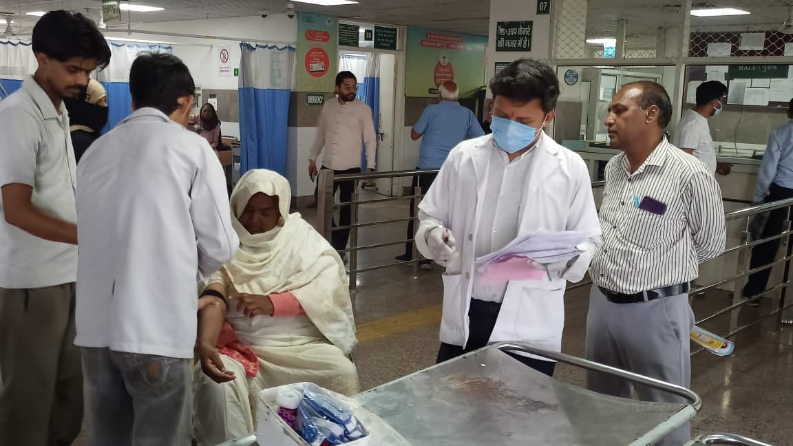 Doctors on strike did not provide treatment to patients