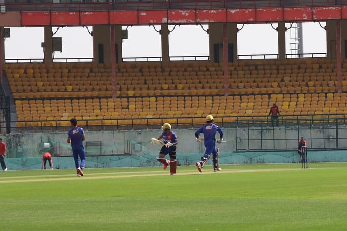 Punjab Kings players sweated it out on the fourth day as well