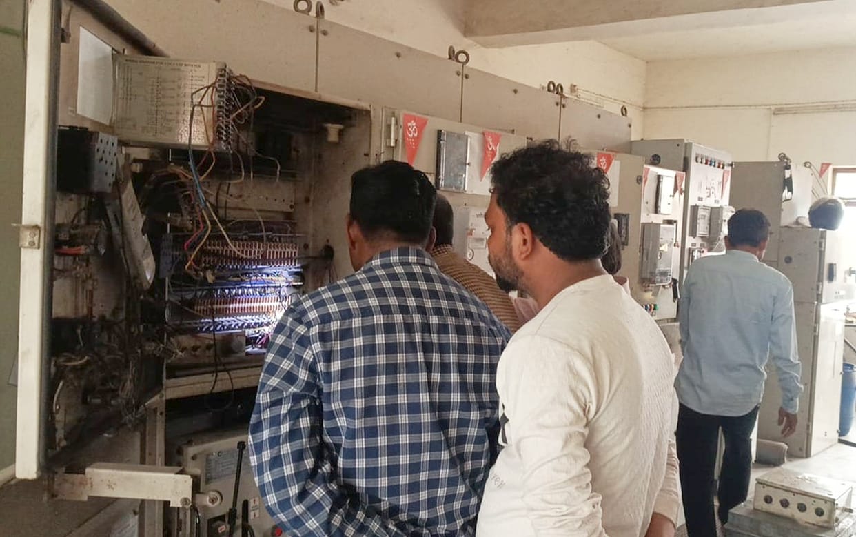 Half the city lost power for seven hours due to a control panel failure