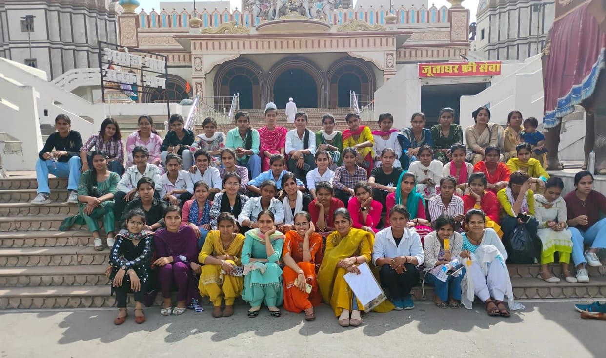 Volunteers visited Agroha Dham