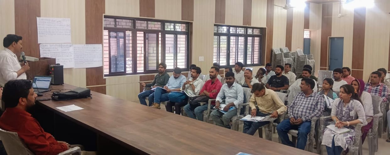 Training given to village heads and secretaries
