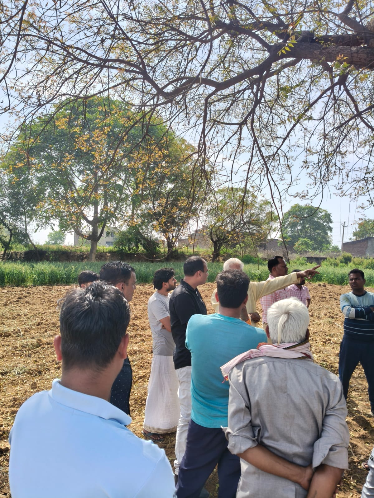 SDO investigated the accident caused by falling of high tension line wire.