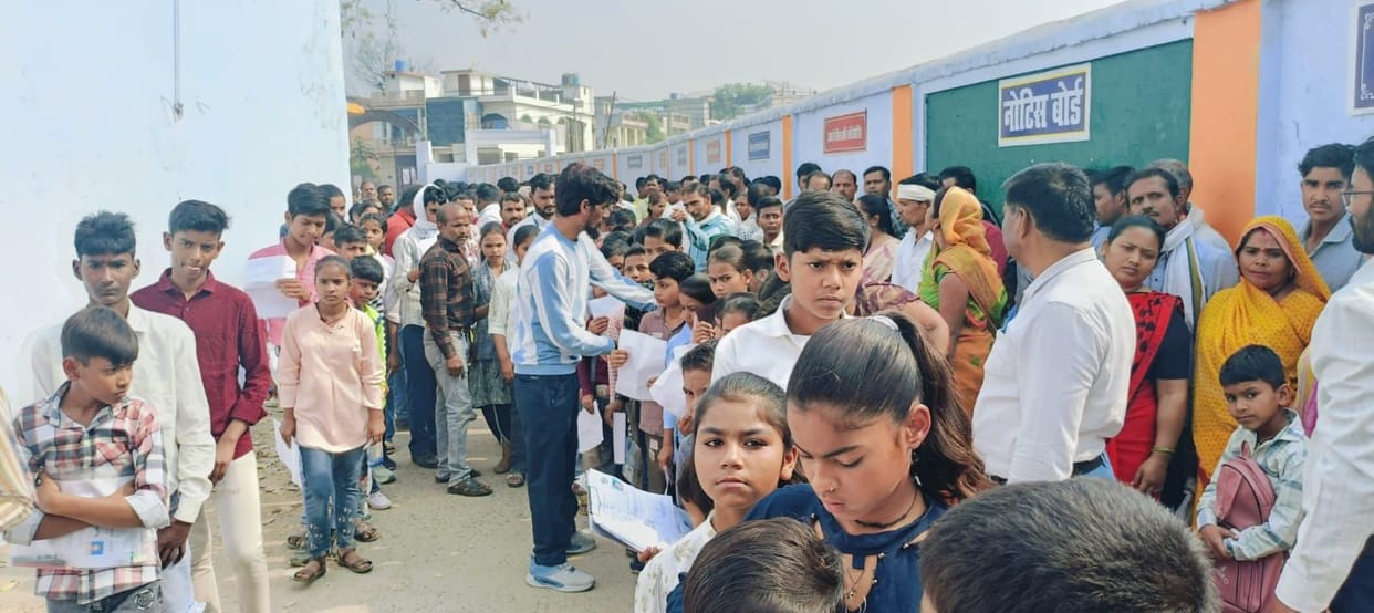 163 children appeared for the entrance examination of Atal Residential School.