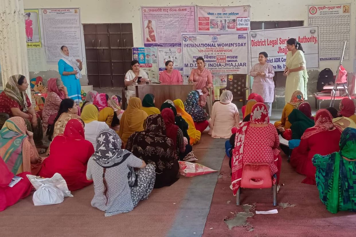 Women celebrated International Women's Day in Chaupal