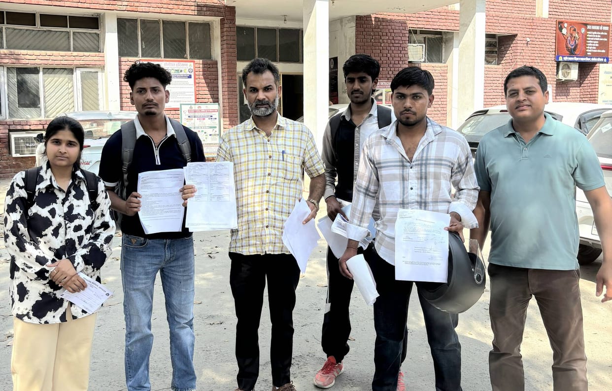 Deposited fees at CSC, asked for it again when went to hospital