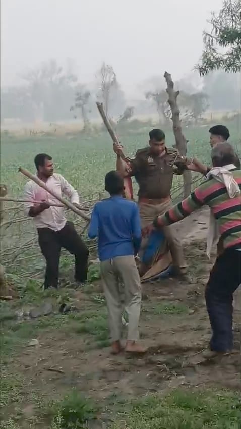 Family members clashed over a house dispute.