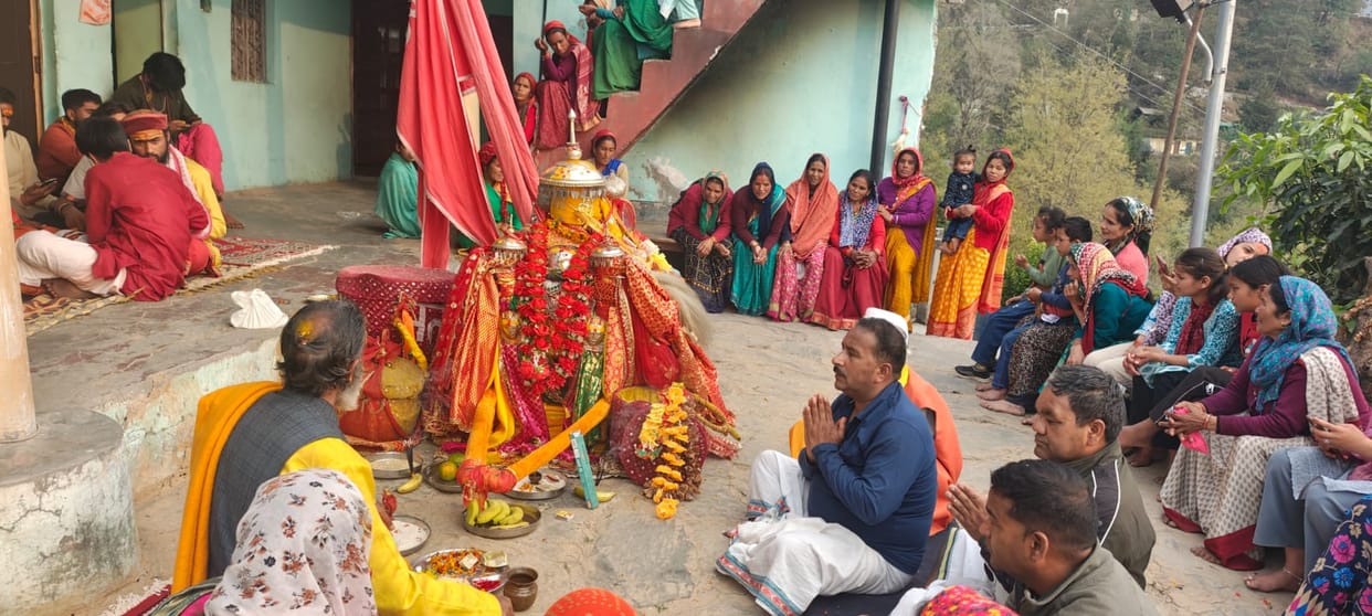 Mata Anasuya's Rath Yatra reached Harmani village