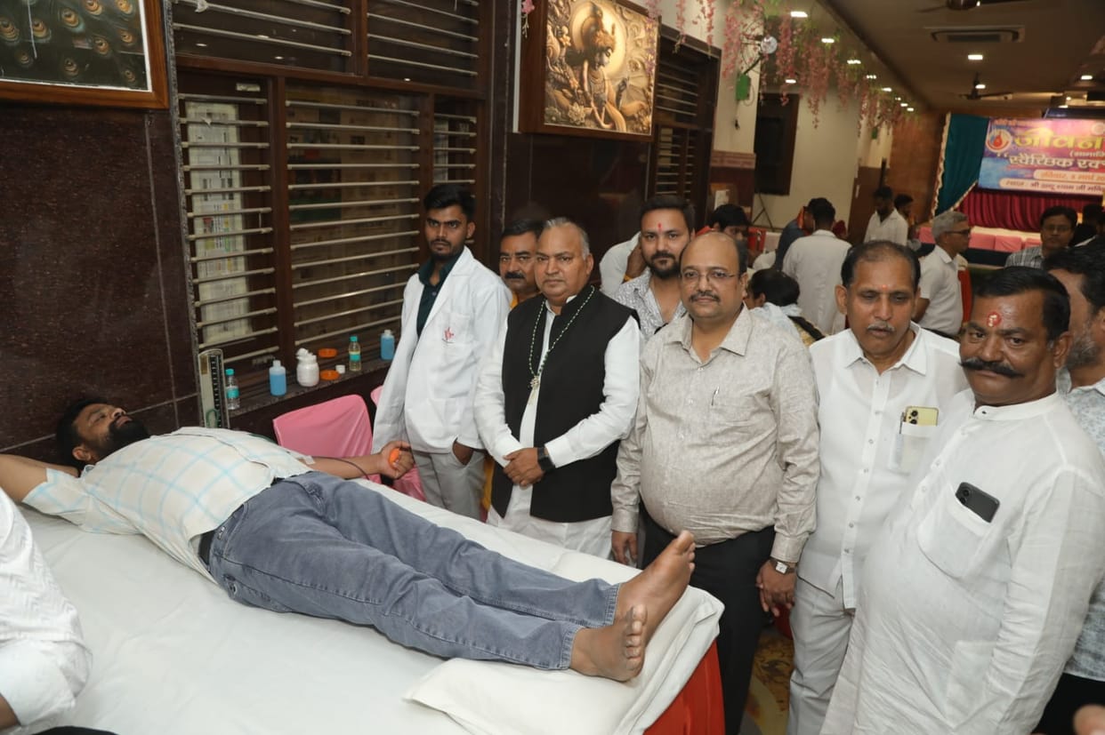 Enthusiasm shown in the camp, 383 units of blood donatedEnthusiasm shown in the camp, 383 units of blood donated