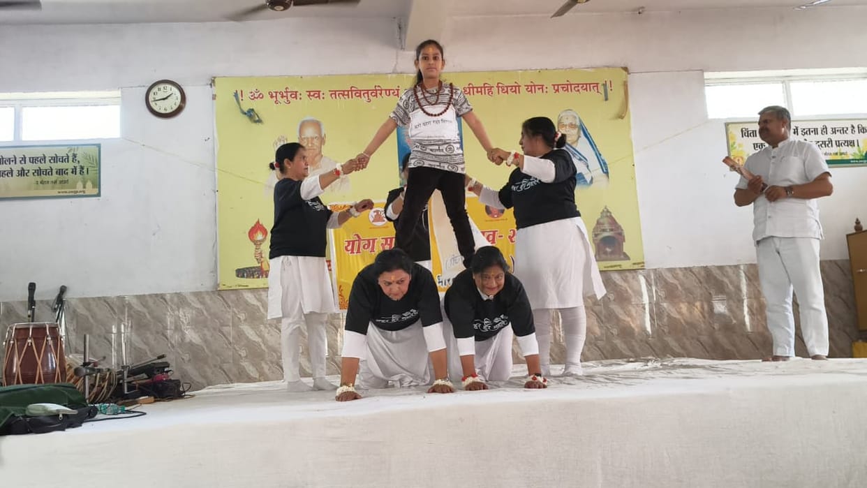 Cultural presentations added colour to the Yoga Culture Festival
