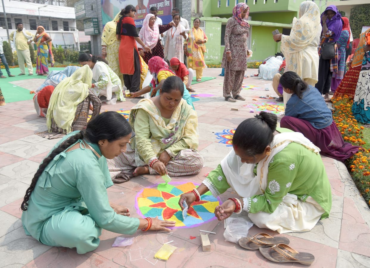 Celebration of talent in the Municipal Corporation on Women's Day
