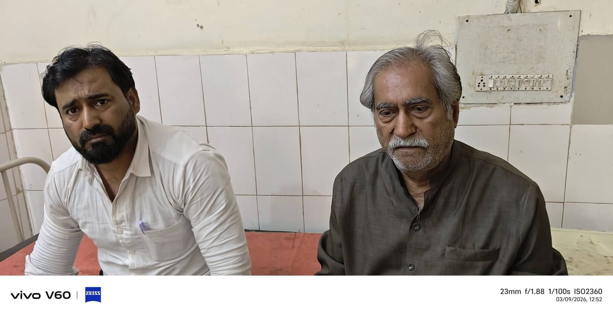 Father and son beaten up for protesting against lifting of soil, injured